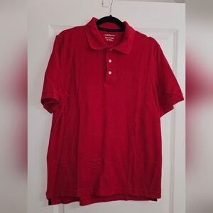 Casual Red Polo Shirt